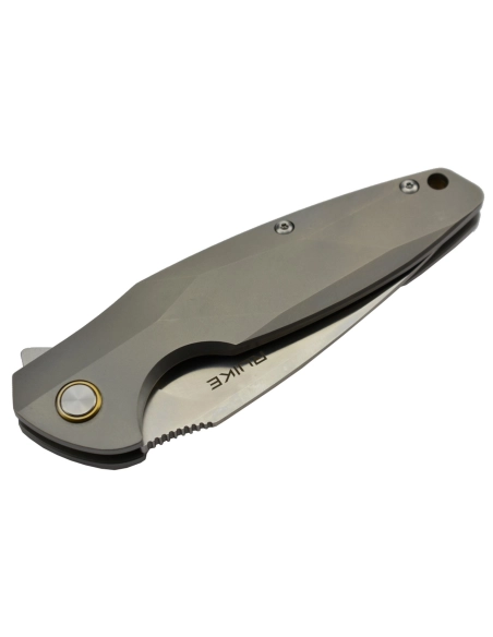 Ruike M105-TZ Couteau lame acier N690 manche titane TC4
