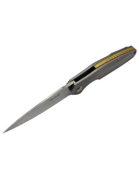 Ruike M105-TZ Couteau lame acier N690 manche titane TC4