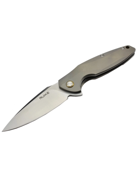 Ruike M105-TZ Couteau lame acier N690 manche titane TC4