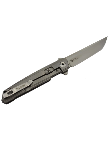 Ruike M126-TZ Couteau lame acier 154CM manche titane TC4