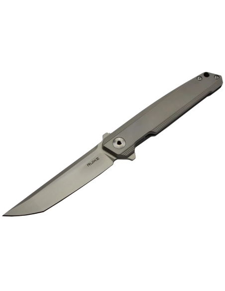 Ruike M126-TZ Couteau lame acier 154CM manche titane TC4