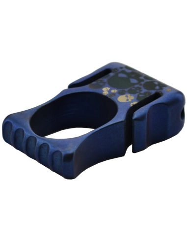 TIKNU9SK Impact tool en titane anodisé motif skull