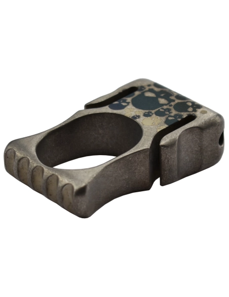 TIKNU9SK Impact tool en titane anodisé motif skull