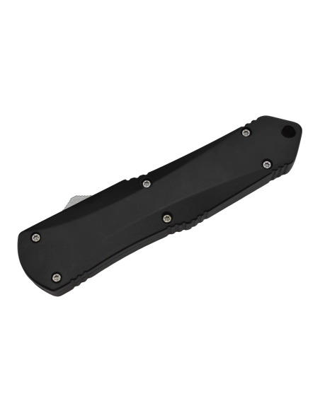 MAX KNIVES - MKO43S - Couteau automatique lame semi dentelée acier et manche aluminium