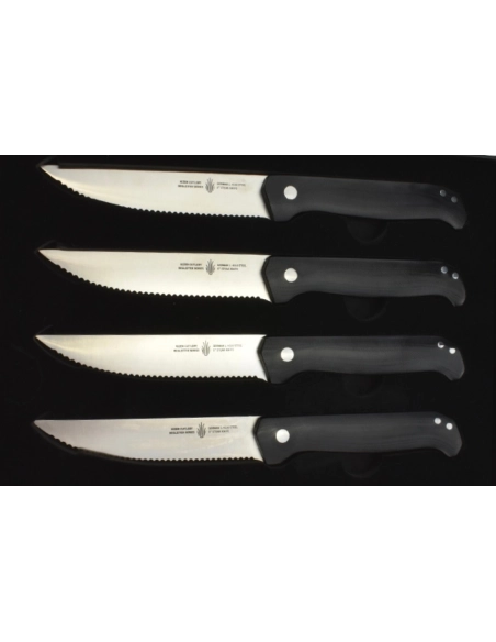 KIZER - set de couteau a steak BE0505G1