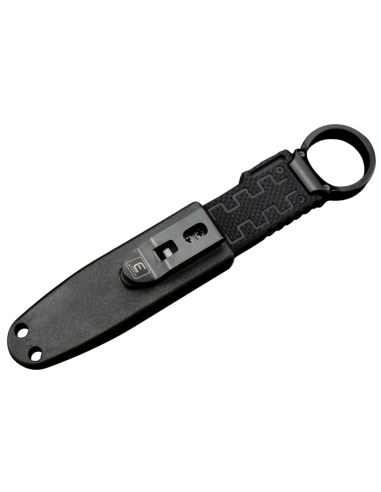 ELISHEWITZ - BB-DE-BKG10 couteau fixe avec anneau