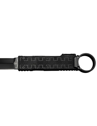 ELISHEWITZ - BB-DE-BKG10 couteau fixe avec anneau