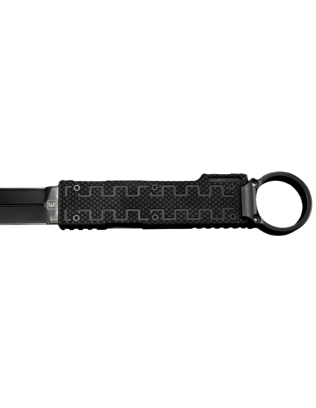 ELISHEWITZ - BB-DE-BKG10 couteau fixe avec anneau