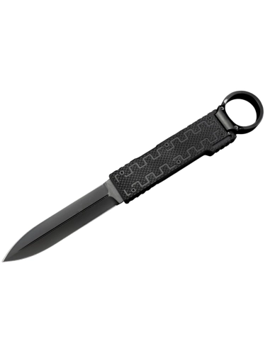 ELISHEWITZ - BB-DE-BKG10 couteau fixe avec anneau