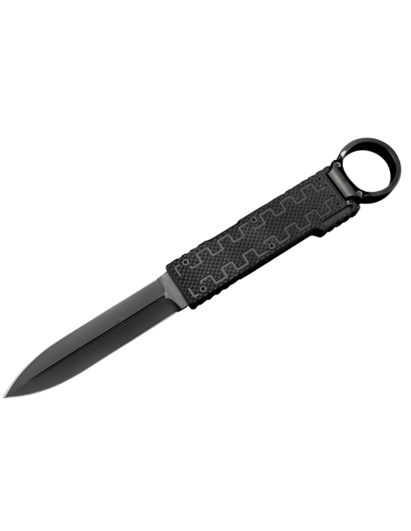 ELISHEWITZ - BB-DE-BKG10 couteau fixe avec anneau