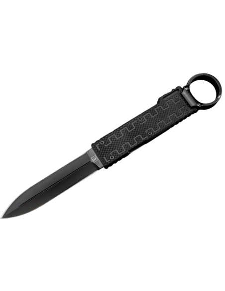 ELISHEWITZ - BB-DE-BKG10 couteau fixe avec anneau