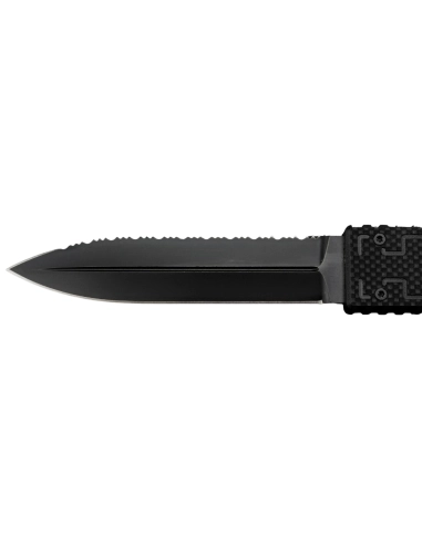 ELISHEWITZ - BB-FS-BKG10 couteau fixe avec anneau 