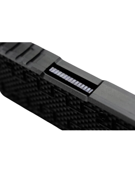 ELISHEWITZ - BB-FS-BKG10 couteau fixe avec anneau 