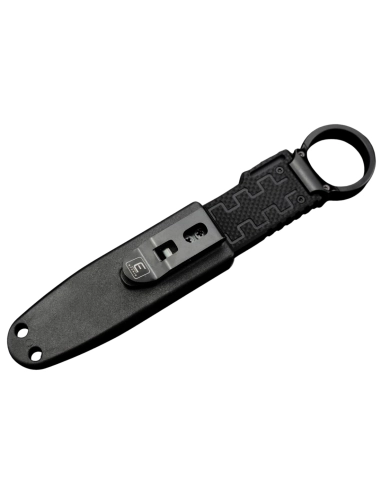 ELISHEWITZ - BB-FS-BKG10 couteau fixe avec anneau 