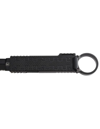 ELISHEWITZ - BB-FS-BKG10 couteau fixe avec anneau 