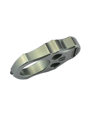 MAXKNIVES - TIKNU4+ - Impact skull knuckle titane anodisé