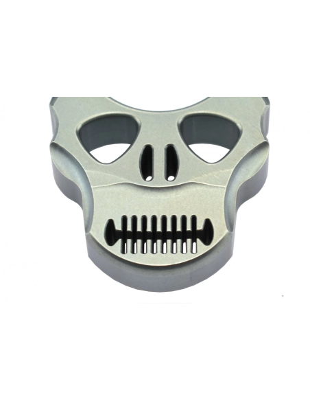 MAXKNIVES - TIKNU4+ - Impact skull knuckle titane anodisé