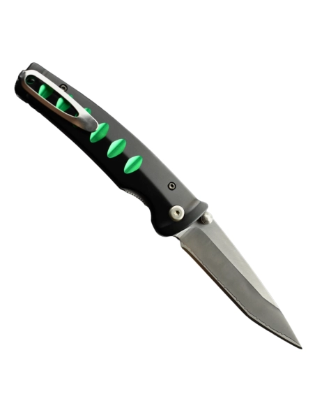 Mcusta MC-44C - Katana noir et vert lame VG10 Clad