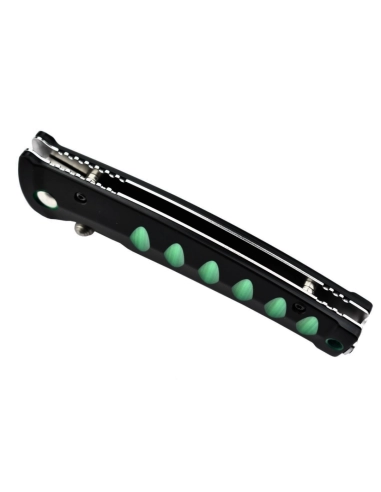 Mcusta MC-44C - Katana noir et vert lame VG10 Clad