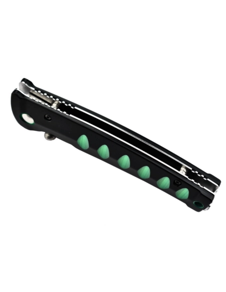 Mcusta MC-44C - Katana noir et vert lame VG10 Clad