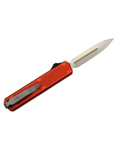 Golgoth G11BS5 Orange. Couteau automatique avec serrations 2