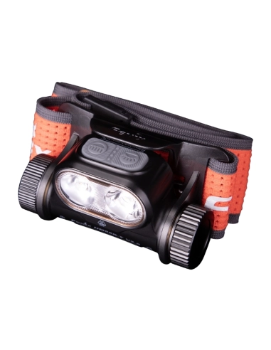 FENIX - HM65RT V2.0 DARK PURPLE - Lampe Frontale Rechargeable - 1600 LUMENS