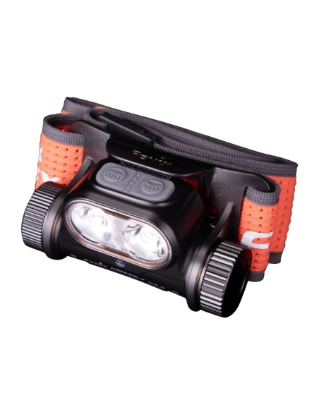 FENIX - HM65RT V2.0 DARK PURPLE - Lampe Frontale Rechargeable - 1600 LUMENS