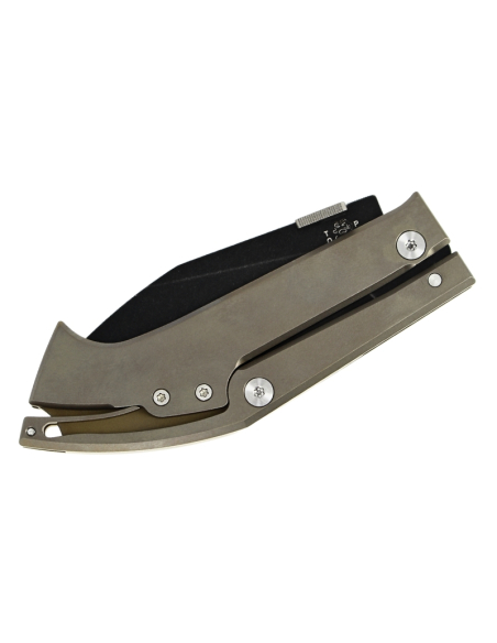 MAXKNIVES X TORPEN - MKH02B - Warthog - Titane anodisé