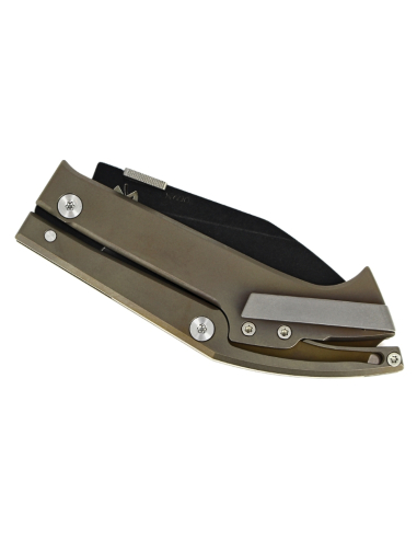 MAXKNIVES X TORPEN - MKH02B - Warthog - Titane anodisé