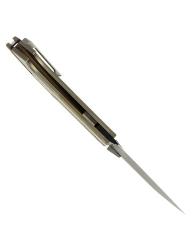 MAXKNIVES X TORPEN - MKH02B - Warthog - Titane anodisé
