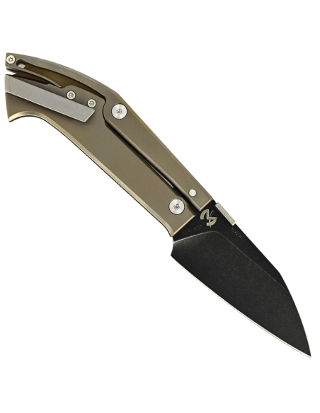 MAXKNIVES X TORPEN - MKH02B - Warthog - Titane anodisé