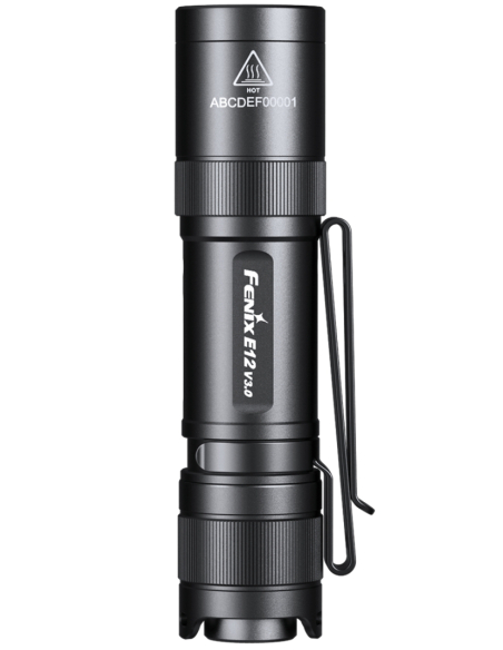 FENIX - E12 V3.0 - Lampe de poche EDC - 200 LUMENS