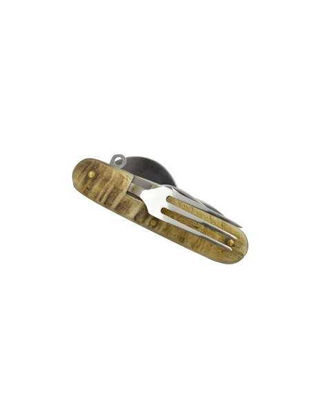 Max Knives P04 BE - Couverts pique-nique - Manche corne de bélier