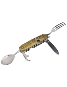 Max Knives P04 BE - Couverts pique-nique - Manche corne de bélier