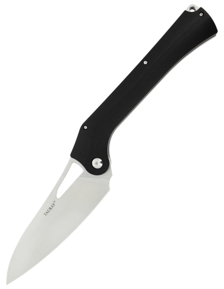 TACRAY KNIVES - TRFKK03N - Couteau de cuisine pliant lame VG10 manche G10 Noir