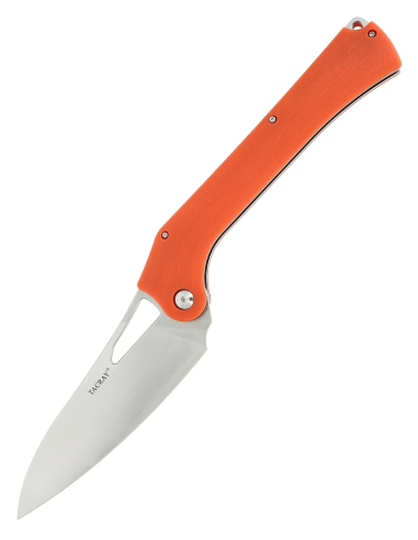 TACRAY KNIVES - TR-FK02 ORANGE - Couteau de cuisine pliant lame VG10 manche G10