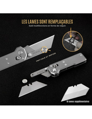 TACRAY KNIVES - SZ01N - NOIR