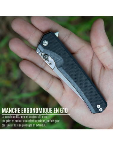 TACRAY KNIVES - TRT02N - NOIR