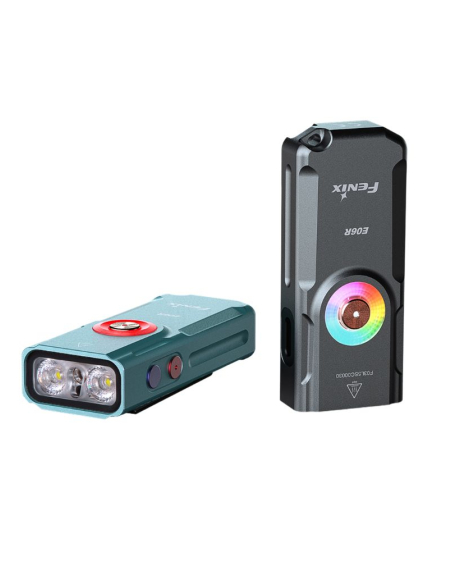 FENIX - E06RT - Turquoise - Lampe de poche porte-clés 3 en 1 - 700 LUMENS