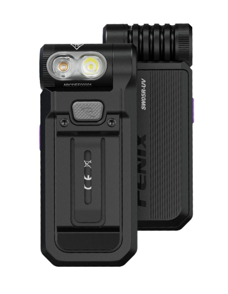 FENIX - SW05R-UV - Black - Lampe de poche rechargeable - 150 LUMENS