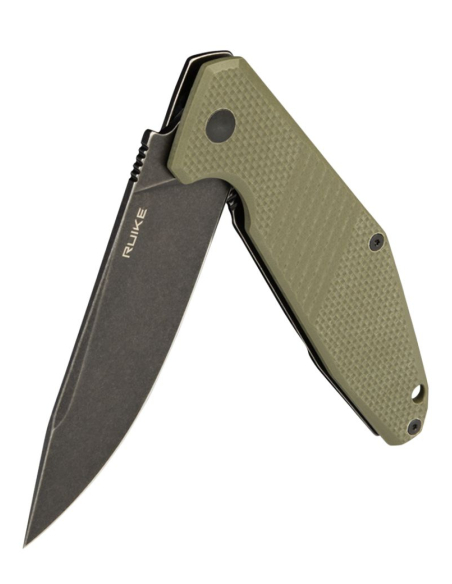 RUIKE - D191G - Couteau pliant lame acier 8Cr13MoV manche G10