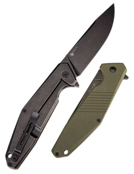 RUIKE - D191G - Couteau pliant lame acier 8Cr13MoV manche G10