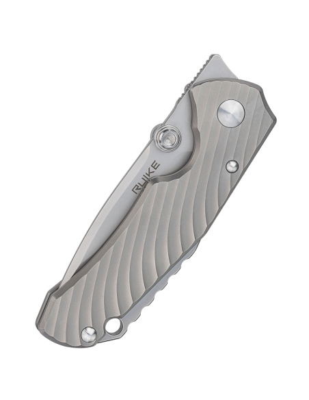 Ruike M671-TZ Couteau lame acier 154CM manche titane TC4