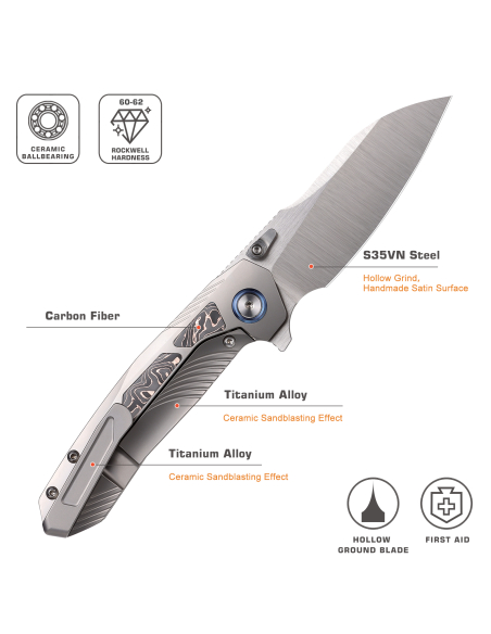 REMETTE KNIVES - RTPO-C - RT-Kestrel