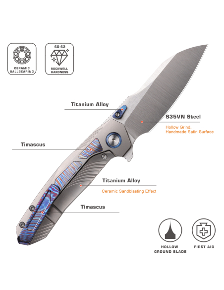 REMETTE KNIVES - RTPO-D - RT-Kestrel