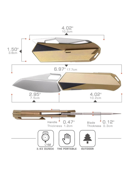 REMETTE KNIVES - RTWP-G - RT-Woodpecker