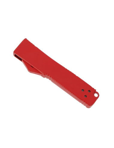 MKO30 Petit couteau OTF automatique aluminium anodisé rouge