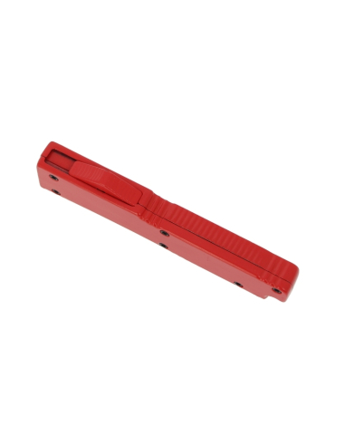 MKO30 Petit couteau OTF automatique aluminium anodisé rouge