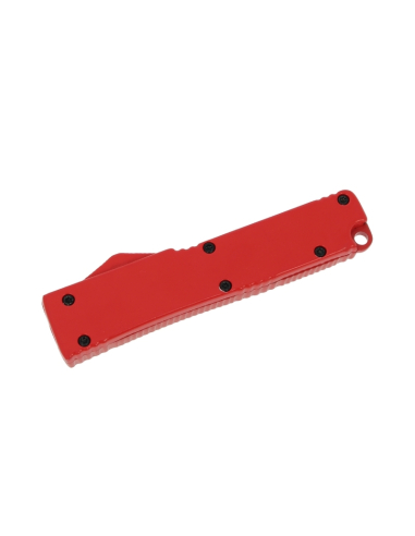 MKO30 Petit couteau OTF automatique aluminium anodisé rouge
