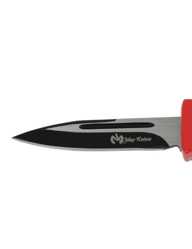 MKO30 Petit couteau OTF automatique aluminium anodisé rouge